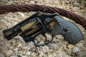 Battle worn Smith and Wesson 637-2