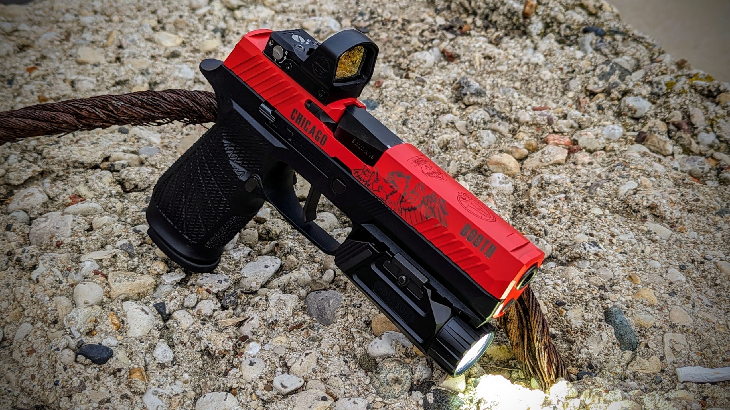 Finished Custom P320 Chicago Booth